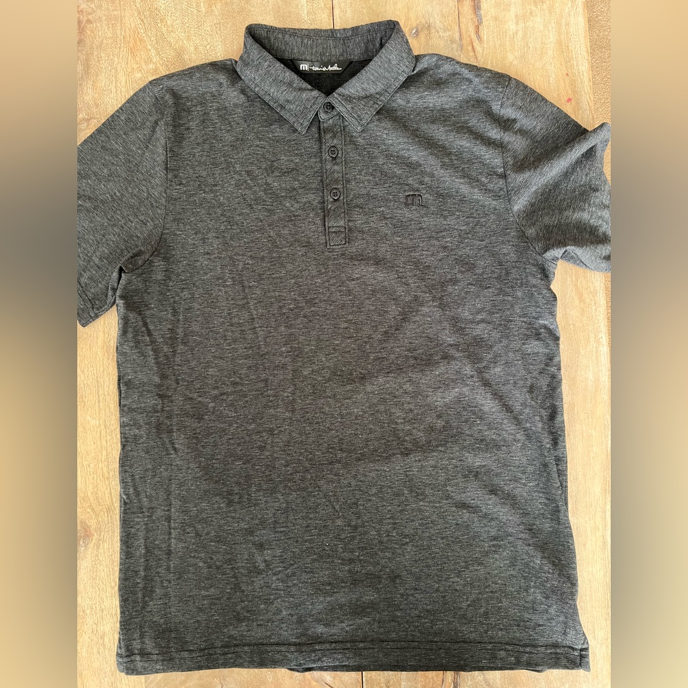 Melange Grey Men's Polo Shirt - Soft Casual Performance